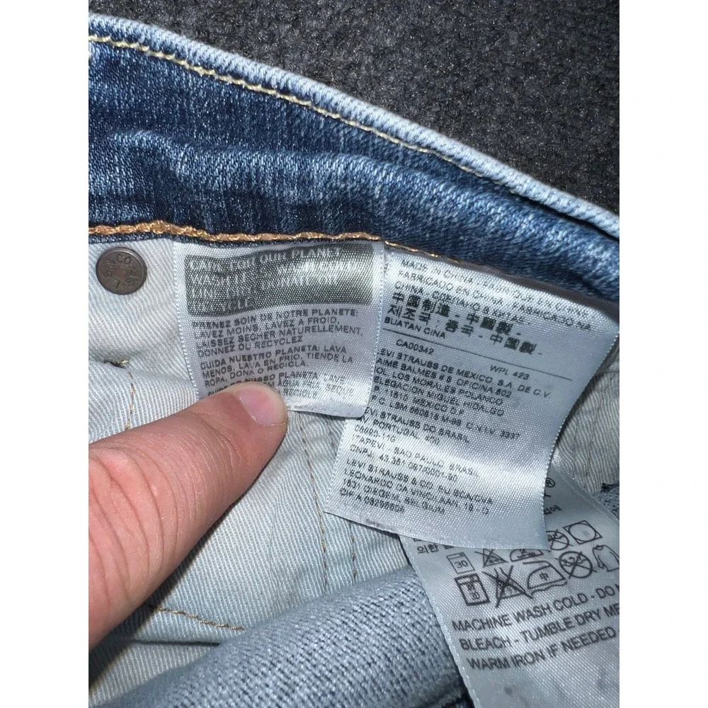 Levis 511 Slim Fit Jeans Mens 30x32 Medium Wash Blue Denim Pants